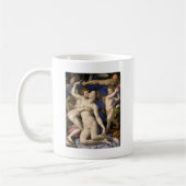 Bronzino: Venus, Amor, Unsinnigkeit und Zeit Kaffeetasse (Links)