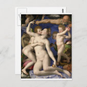 Bronzino: Venus, Cupid, Torheit und Zeit Postkarte (Vorne/Hinten)