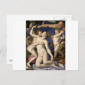 Bronzino: Venus, Cupid, Torheit und Zeit Postkarte (Vorne/Hinten)