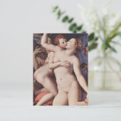 Bronzino - Vorwurf der Liebe Postkarte (Stehend Vorderseite)