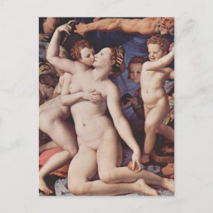Bronzino - Vorwurf der Liebe Postkarte