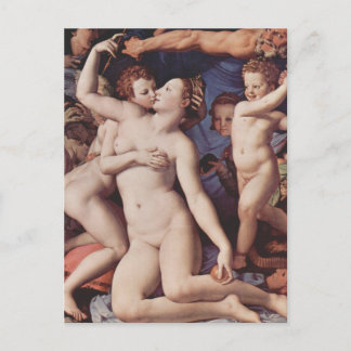 Bronzino - Vorwurf der Liebe Postkarte