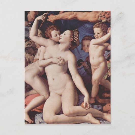 Bronzino - Vorwurf der Liebe Postkarte (Vorderseite)