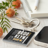 Brooclyn New York USA Urban Schlüsselanhänger (Vorderseite rechts)