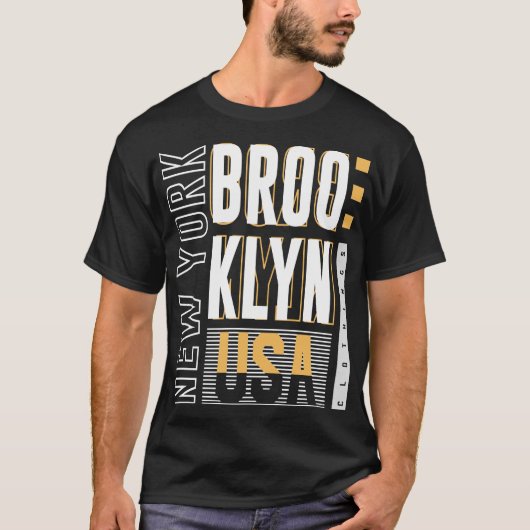 Brooclyn New York USA Urban T-Shirt (Vorderseite)