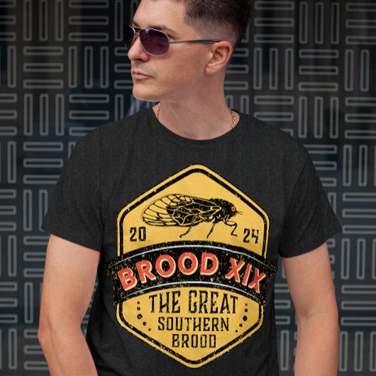 Brood XIX Cicadas Great Southern Brood Grunge T-Shirt