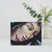 Brooding Mary Postkarte (Stehend Vorderseite)