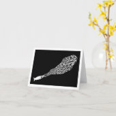 Brooding-Tintenfisch Karte (Gelbe Blume)