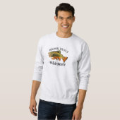 Brook-Forellen-Flüsterer Leicht Sweatshirt (Vorne ganz)