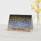 Brook Forellen Geburtstagskarte Karte (Gelbe Blume)