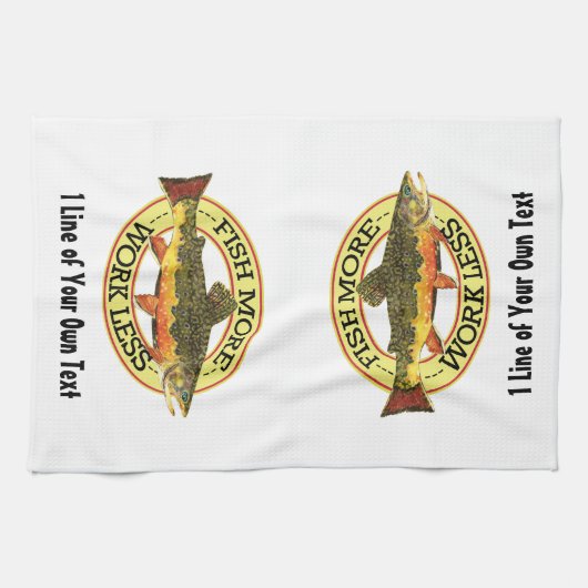 Brook Forellenflieger Handtuch (Horizontal)