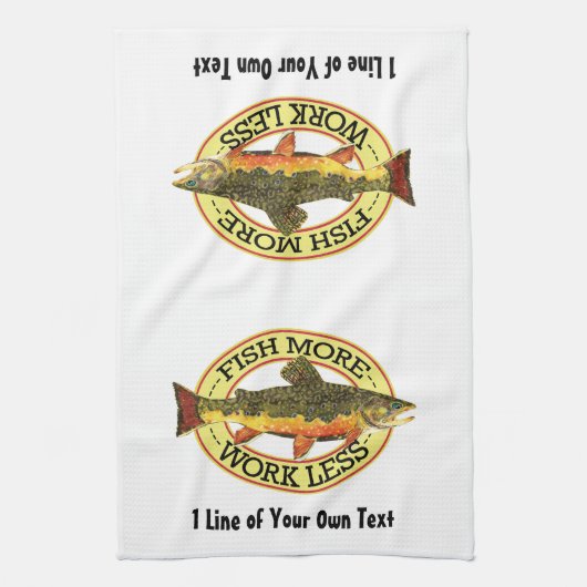 Brook Forellenflieger Handtuch (Vertikal)