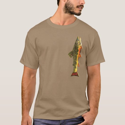 Brook Foreut Fisherman T-Shirt (Vorderseite)