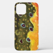 Brook Foreut Skin Fly Fishing Ichthyologe Anglen Case-Mate iPhone Hülle (Rückseite)