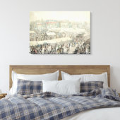 Brook Green Fair Leinwanddruck (Insitu (Schlafzimmer))