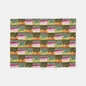 Brook, Regenbogen, Braune Forellen Fisherman Fleecedecke (Vorderseite (Horizontal))