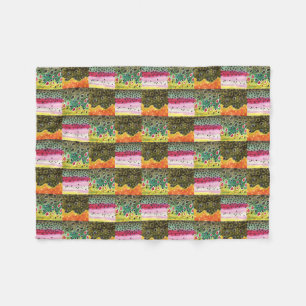 Brook, Regenbogen, Braune Forellen Fisherman Fleecedecke