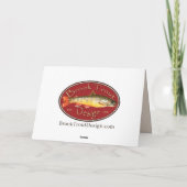 Brook Trolle Weihnachtskarte Feiertagskarte (Rückseite)