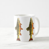 Brook Trout Fischmalerei Kaffeetasse (VorderseiteRechts)