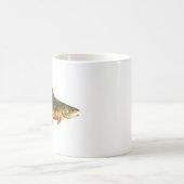 Brook Trout Fischmalerei Kaffeetasse (Mittel)