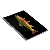 Brook Trout Fischmalerei Notizblock (Rechte Seite)