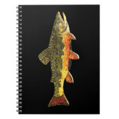 Brook Trout Fischmalerei Notizblock (Vorderseite)