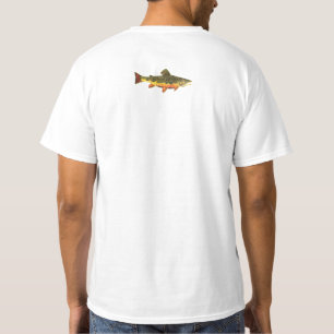 Brook Trout Fischmalerei T-Shirt