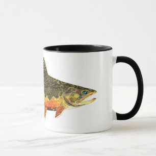 Brook Trout Fischmalerei Tasse