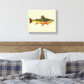 Brook Trout Leinwanddruck (Insitu (Schlafzimmer))