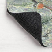 Brook Trout Mousepad Blending in Felsenbucht (Ecke)