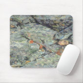 Brook Trout Mousepad Blending in Felsenbucht (Mit Mouse)