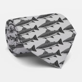 Brook Trout Necktie Krawatte (Gerollt)
