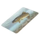 Brook Trout Painting Magnet (Linke Seite)