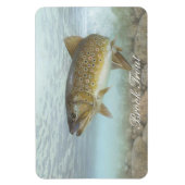Brook Trout Painting Magnet (Vertikal)