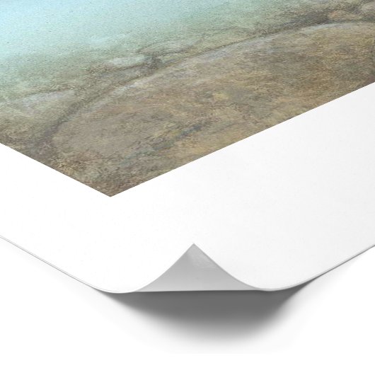 Brook Trout Painting Poster (Ecke)