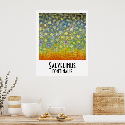 Brook Trout Poster (Küche)
