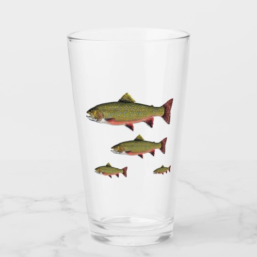 Brook Trout Pub Glass Family Glas (Vorderseite)