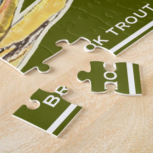 Brook Trout Salvelinus Fontinalis Ichthyology Fish Puzzle (Seite)