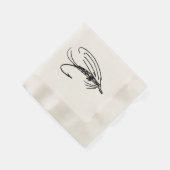 Brook Trout Scales Fotografie Serviette (Ecke)