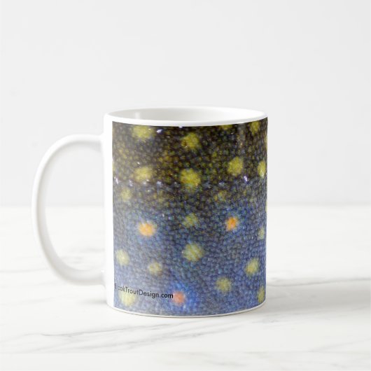 Brook Trout Scales Kaffeetasse (Links)