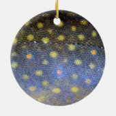 Brook Trout Scales Keramik Ornament (Hinten)