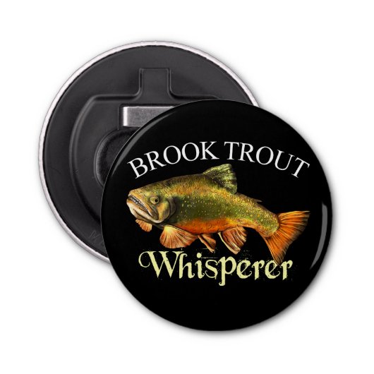 Brook Trout Whisperer Dark Flaschenöffner (Vorderseite)