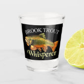 Brook Trout Whisperer Dark Schnapsglas (Vorderseite)