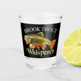 Brook Trout Whisperer Dark Schnapsglas
