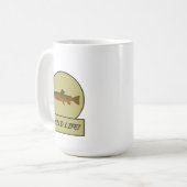 Brook Trout White Tasse (Vorderseite Links)
