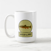Brook Trout White Tasse (Links)