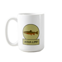 Brook Trout White Tasse