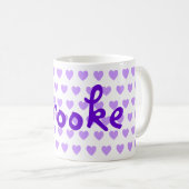 Brooke Lila Kaffeetasse (VorderseiteRechts)