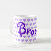 Brooke Lila Kaffeetasse (Vorderseite Links)