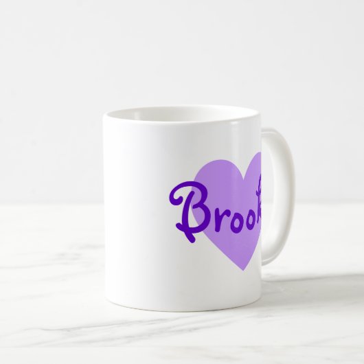 Brooke Lila Kaffeetasse (VorderseiteRechts)